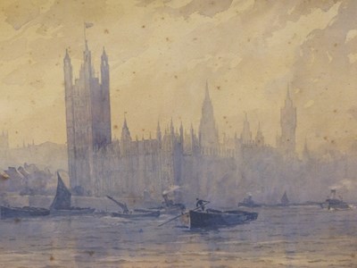 Lot 279 - M Parker, early 20th century school, boats on...