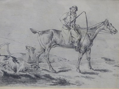 Lot 300 - W Crowley, 19th century school, a huntsman...