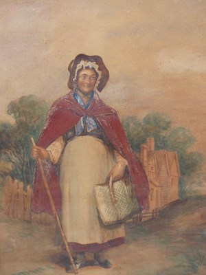 Lot 304 - C Whittby, Victorian school, a lady traveller...
