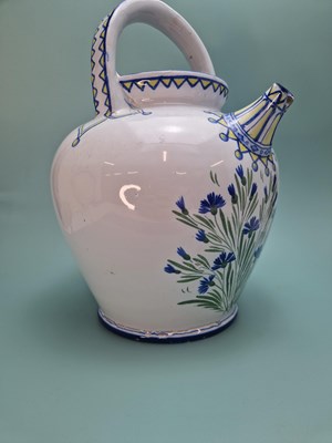Lot 308 - A  Galle 20th century tin glazed wet drug jar...
