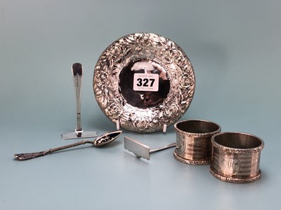 Lot 327 - A Victorian silver sweet dish, London 1890...