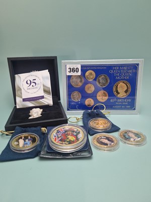 Lot 360 - A 1985 HM the Queen Mother's 85th birthday...