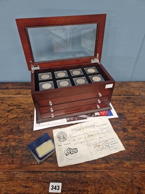 Lot 365 - A Danbury Mint boxed set 'The Last of the Half...