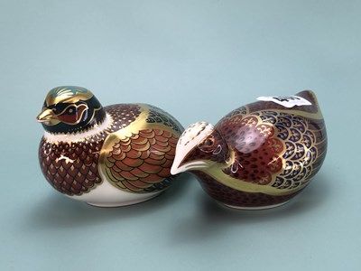 Lot 406 - A 1998 Royal Crown Derby pheasant signed by...