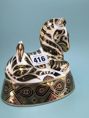 Lot 416 - A 1995 Royal Crown Derby figure of a reclining...