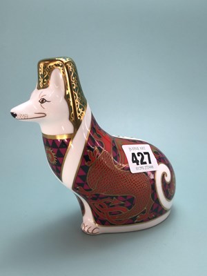 Lot 427 - A 1991 Royal Crown Derby figure of a 'Corgi'...