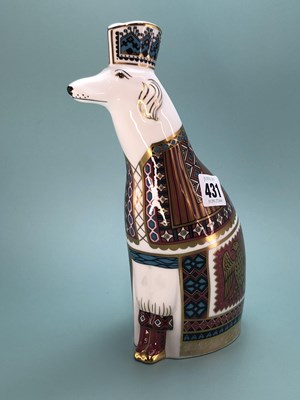 Lot 431 - A 1990 Royal Crown Derby figure of a 'Borzoi'...