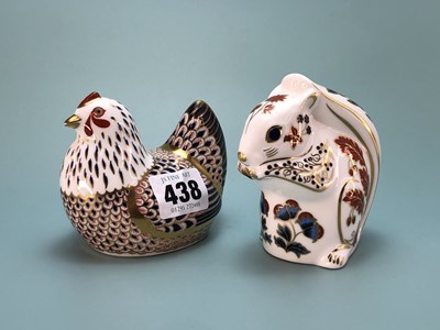 Lot 438 - A Royal Crown Derby figure of a squirrel...