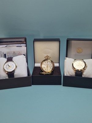Lot 445 - Three Bradford Exchange cased commemorative...