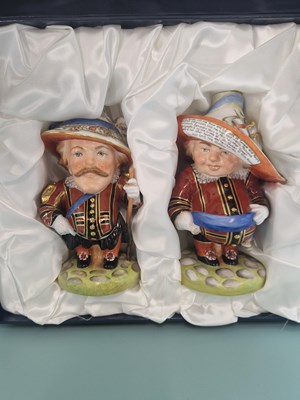 Lot 460 - A boxed pair of Royal Crown Derby Golden...