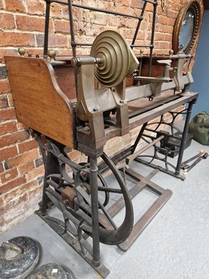 Lot 469 - A rare mid-19th century brass and iron...