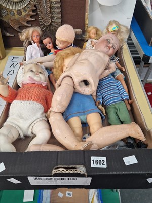 Lot 1602 - A Heubach Kopplesdorf bisque headed doll...
