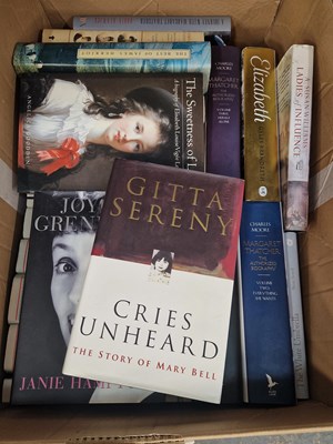 Lot 1612 - Books: female biographies together with...