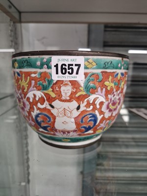 Lot 1657 - A Chinese bowl made for the Bangkok market