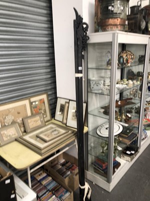 Lot 1662 - A collection of 9 Eastern ebonised wood...