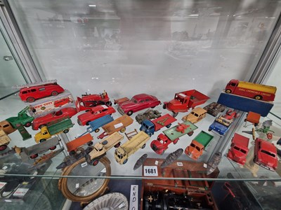 Lot 1681 - Dinky, Minic and other die cast and clockwork...