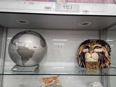 Lot 1685 - A lion mask together with an Italian...