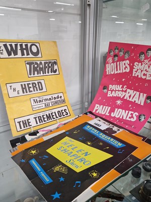 Lot 1693 - Eight 1950/60's pop gig programmes to include...