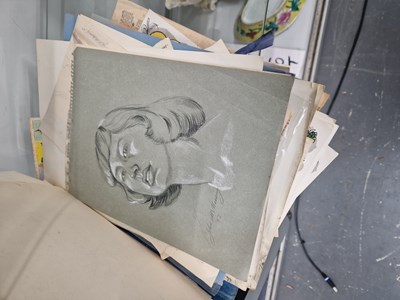 Lot 1699 - John McMenemy: a folder of watercolour...
