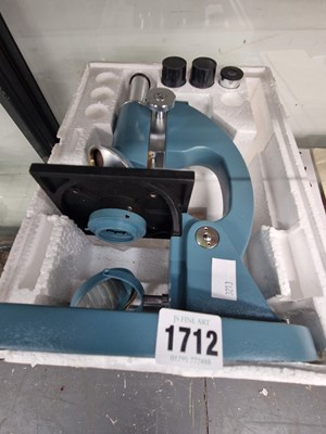 Lot 1712 - A blue Labo 403 microscope