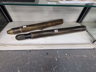 Lot 1722 - A 1918 Ottway siting telescope together with...