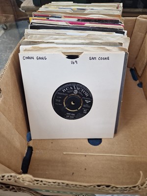 Lot 1769 - Approximately 100 45rpm single records: Soul...