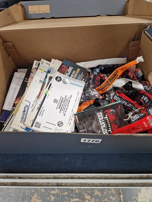 Lot 1770 - A collection of gig and event tickets, passes...