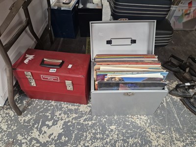 Lot 1775 - LP and 45rpm single records: pop, show music...