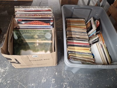 Lot 1786 - Pop 45rpm single records together with easy...