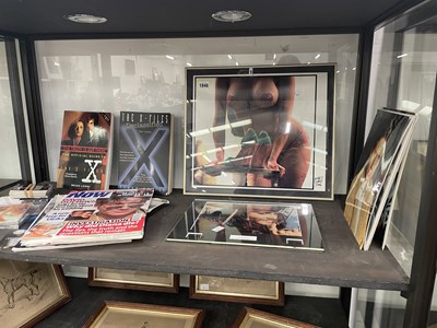 Lot 1846 - X-Files books and publicity material, a signed...