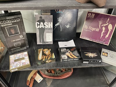 Lot 1853 - A collection of CD box sets: Elvis, Johnny...