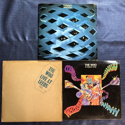 Lot 2 - The Who – 3 LP Records: Tommy 1st Pressing Ltd...