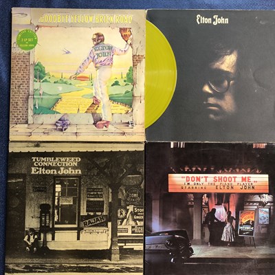 Lot 18 - Elton John / Moody Blues – 15 LP Records:...