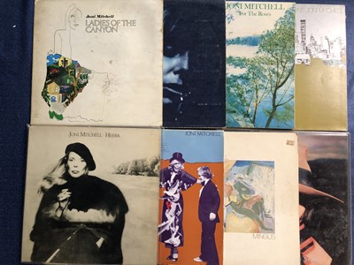 Lot 46 - Joni Mitchell – 8 LP Records: Ladies of The...