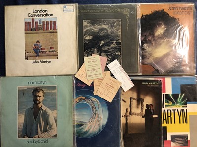 Lot 49 - John Martyn – 7 LP Records & 6 Tickets: London...