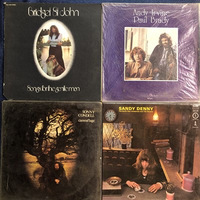 Lot 50 - Folk/Folk Rock – 21 LP Records: Bridget St...