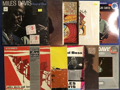 Lot 70 - Miles Davis – 10 LP Records + Ticket: Kind Of...