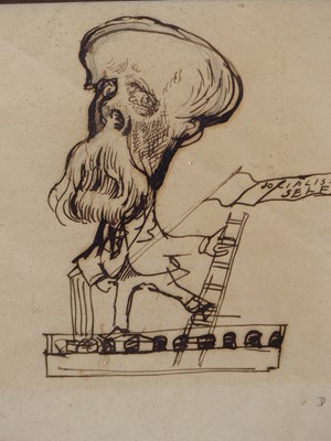 Lot 546 - Sir William Rothenstein (1872-1945) caricature...