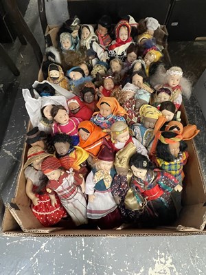 Lot 1896 - A collection of costume dolls