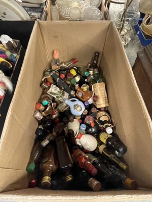 Lot 1897 - A collection of drinks miniatures