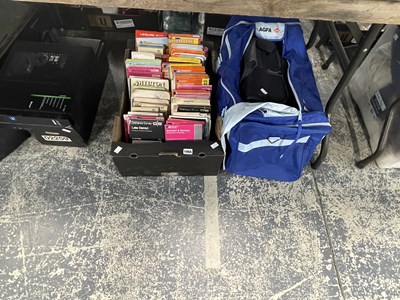 Lot 1956 - Ordnance survey maps together with travel bags