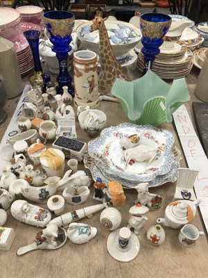 Lot 1964 - Goss and related armorial souvenir ceramics,...