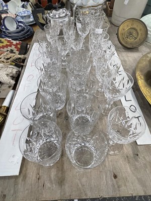 Lot 1972 - Webb's wine glasses and tumblers together with...
