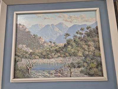 Lot 512 - Eon Neordyk, 20th C. ARR.  Alpine Scene,...