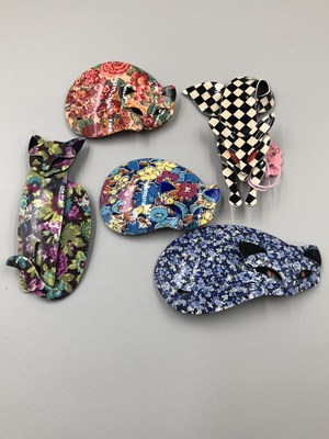 Lot 12 - Lea Stein. Five signed Lea Stein brooches. One...