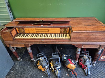Lot 891 - An early 19th century mahogany 'square piano...