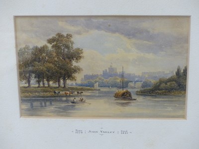 Lot 590 - Attib. John Varley ( 1778-1842) Boats on the...