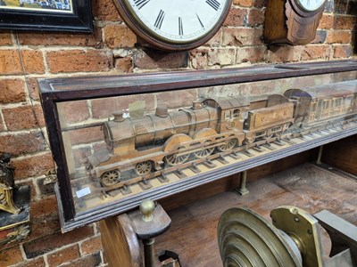 Lot 821 - A Hand-made, wooden scale model of a Great...