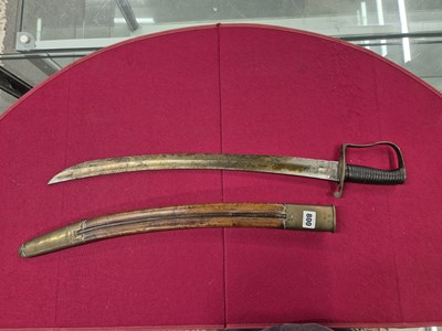 Lot 800 - Sword- A Georgian customs/ police issue...