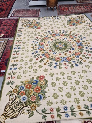 Lot 1559 - A Knotted flat weave carpet possibly...